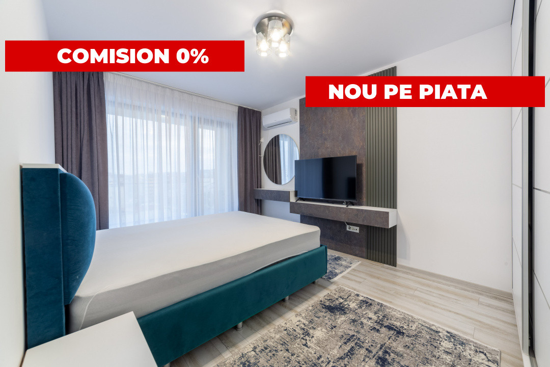 Ap. 2 dormitoare – Bloc nou – Prima inchiriere – Parcare inclusa