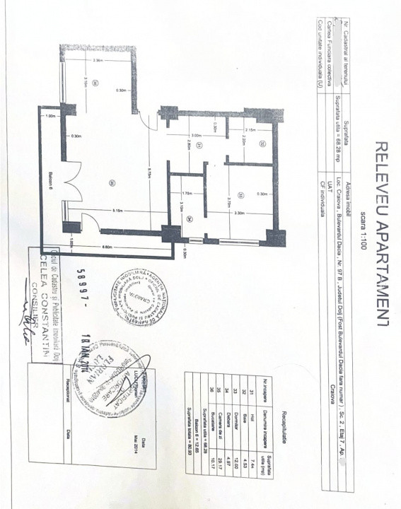 Apartament modern 2 camere, la cheie, cu priveliste de vis - Dacia Residence
