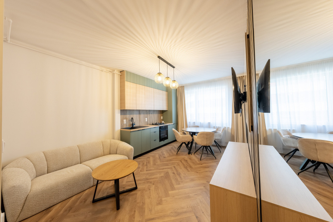 Comision 0. Vanzare 2 camere ultrafinisat,  zona Metro Vivo Mall, Floresti