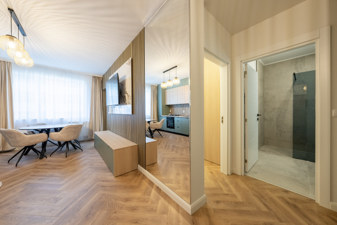 Comision 0. Vanzare 2 camere ultrafinisat,  zona Metro Vivo Mall, Floresti