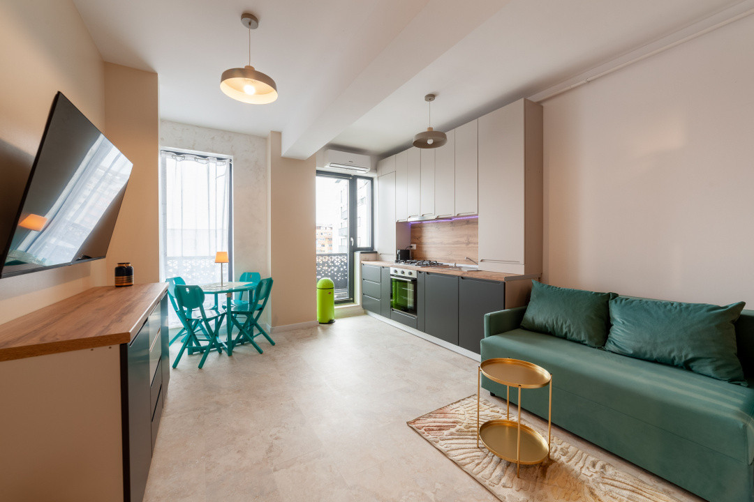 Ap. 2 camere - Prima inchiriere - Bloc 2025 - Fratii Golesti - Parcare inclusa