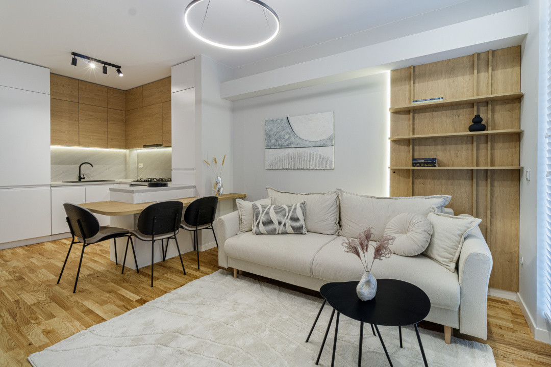 Apartament 2 camere Escape Residence in stil japandi - prima inchiriere