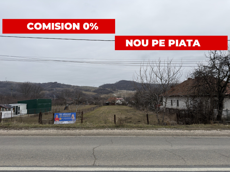 Teren intravilan 1000 mp – deschidere DN Pitesti–Campulung-Arges!