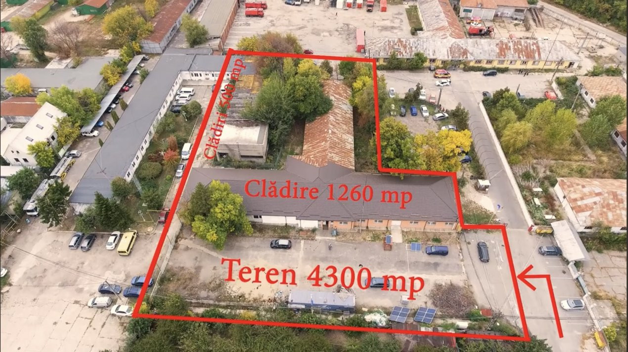 Spațiu industrial strategic în Pitești – lângă fostul Arpechim, teren 4.287 mp