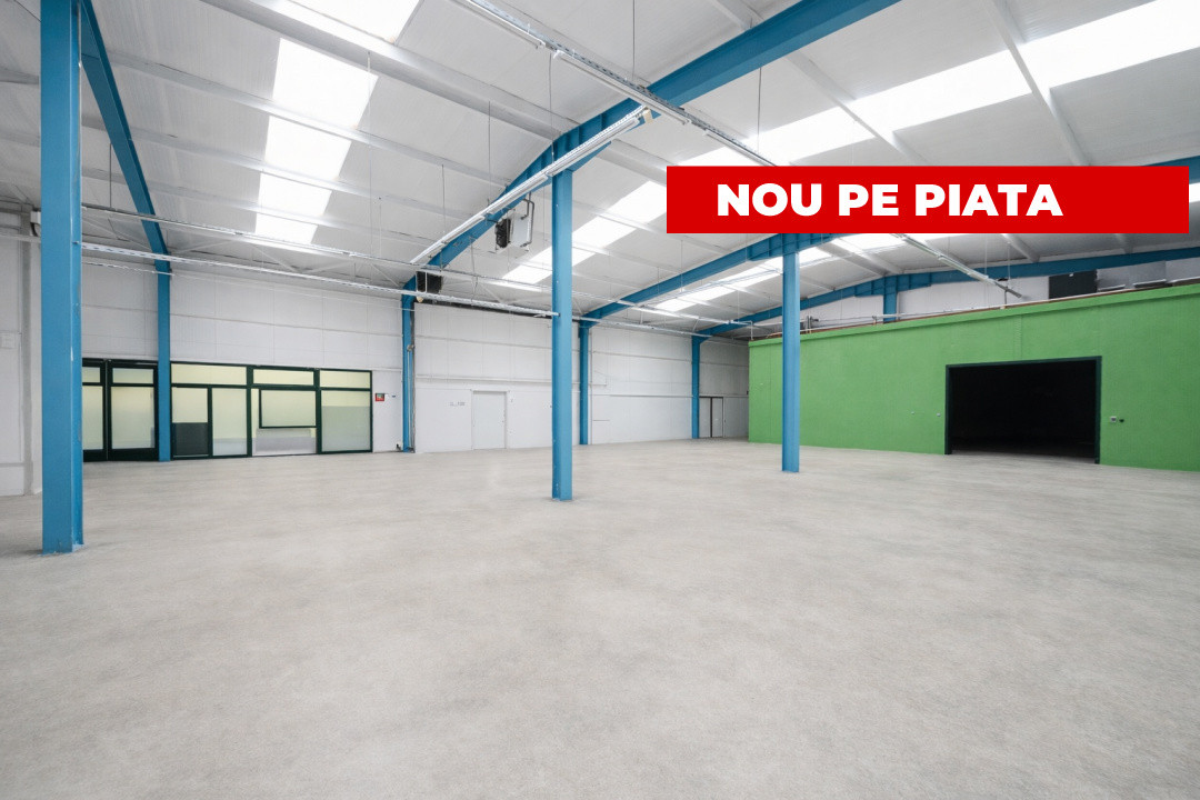 Hala industriala / spatiu comercial – VANZARE – DN 65B – Bradu-Pitesti!