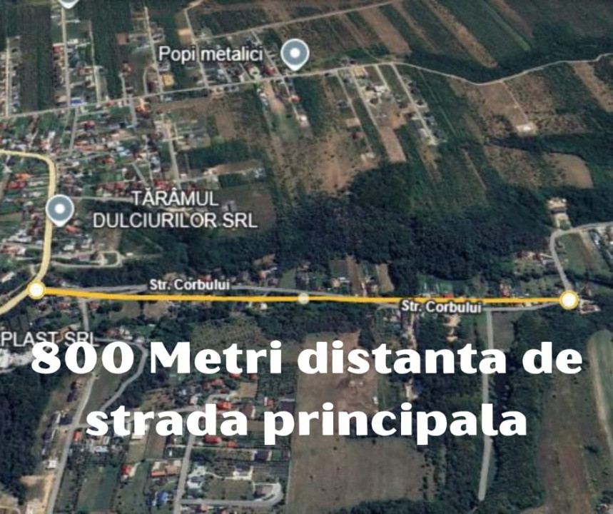 Teren 844 mp + Fundatie + Garaj | Smeura 