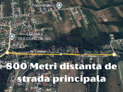 Teren 844 mp + Fundatie + Garaj | Smeura 