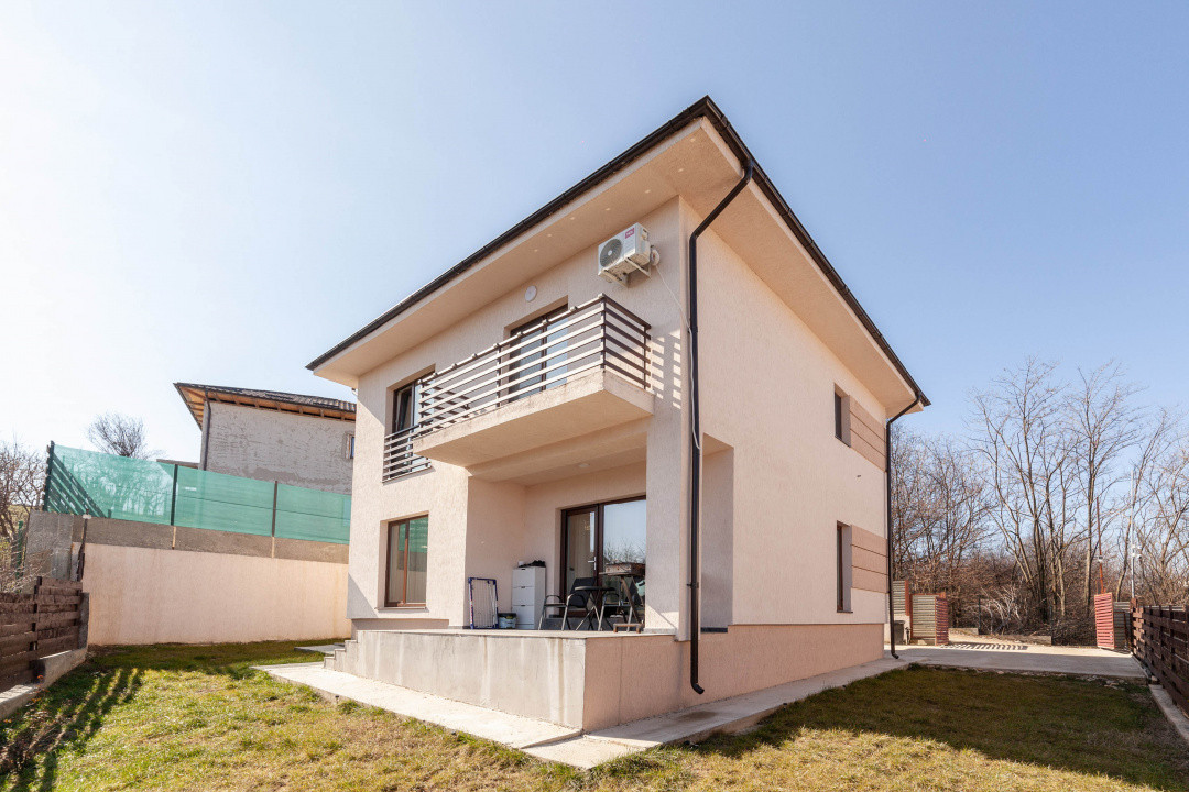 Casă modernă P+1 - complet mobilată - design elegant – Geamana Bradu