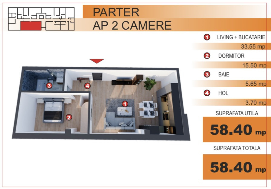 Apartament ultracentral de vânzare