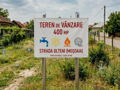 Parcele de 400 mp intravilan str. Olteni, Mosoaia, Arges