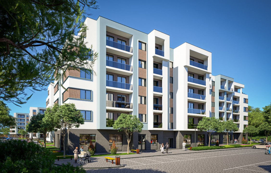 De vânzare apartament 2 camere Smarald City Satu Mare 