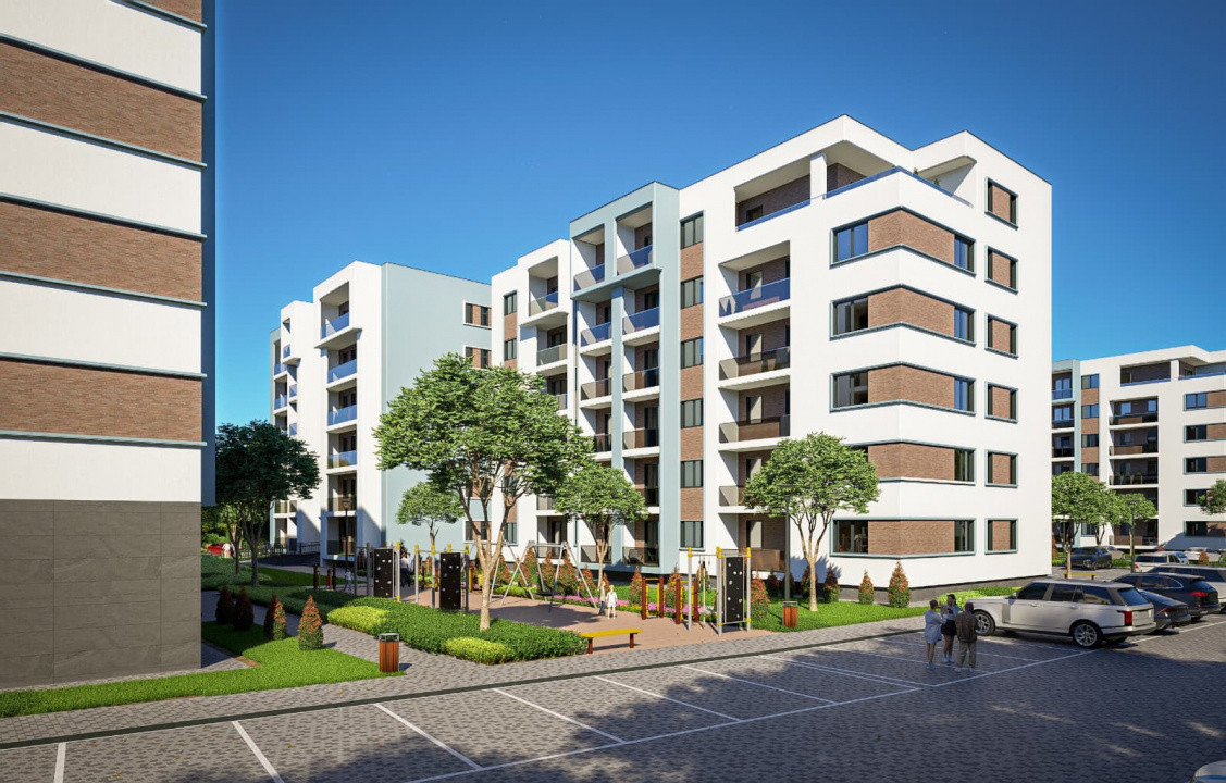 De vânzare apartament 2 camere Smarald City Satu Mare 
