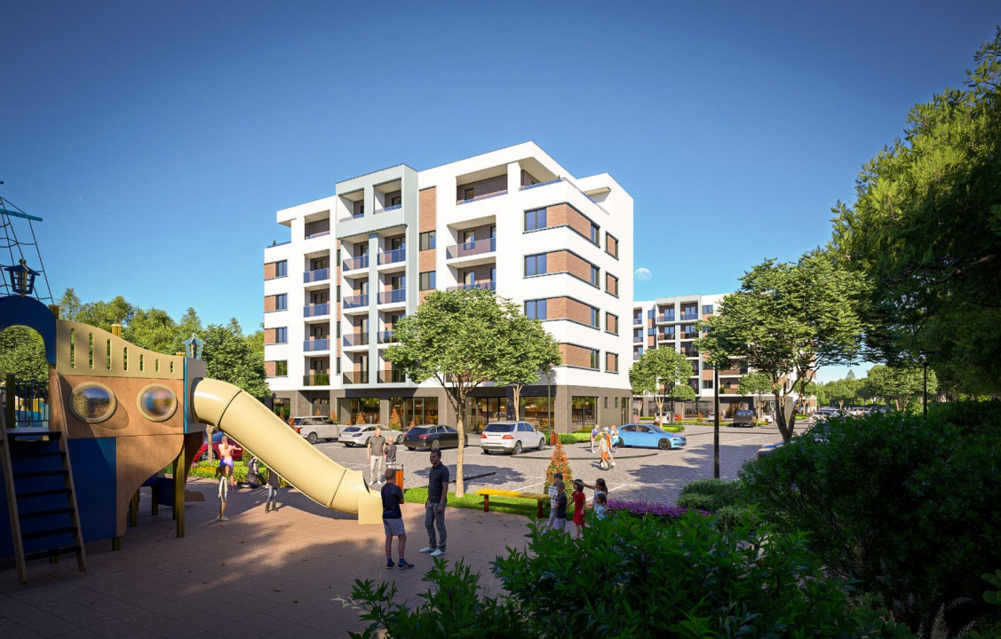 De vânzare apartament 2 camere Smarald City Satu Mare 