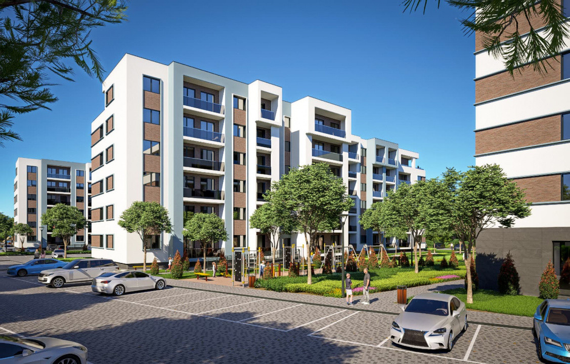De vânzare apartament 2 camere Smarald City Satu Mare 