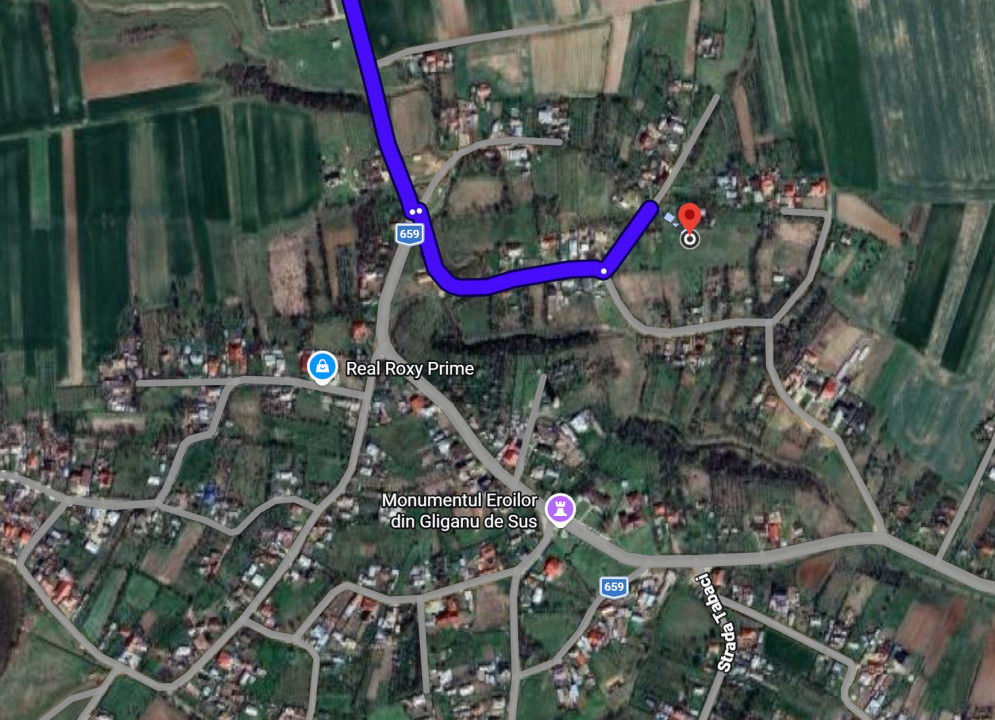 Teren intravilan com. Rociu sat Gliganu de Sus 