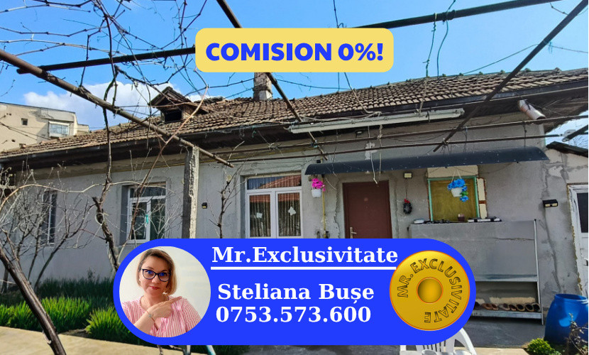 Casă de vânzare în zona 1 Mai – Târgu Jiu | Comision 0%  cumpărător