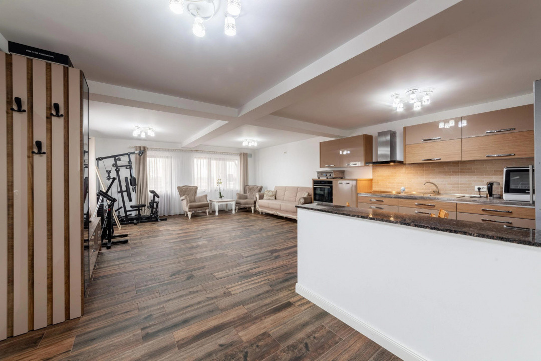 Casa moderna in Bradu - 3 camere,sauna proprie,mobilata ,