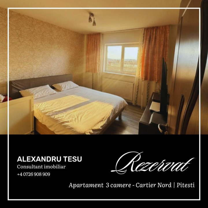 Apartament 3 camere decomandat