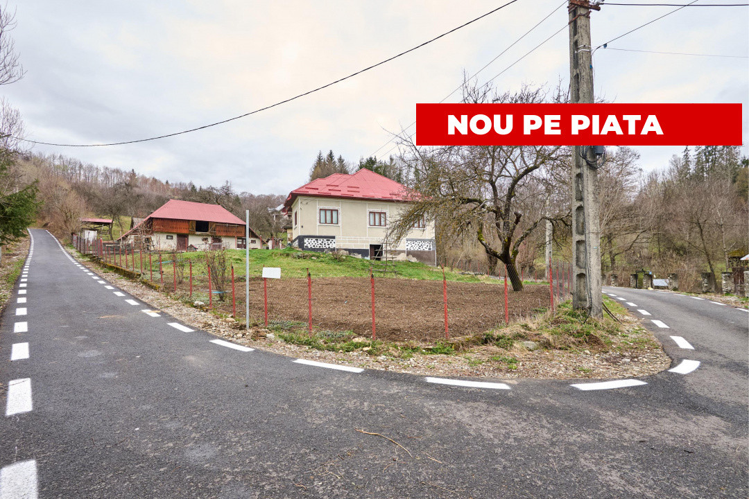  Casa  la munte cu teren generos in Com. Nucsoara, loc. Slatina jud. Arges!