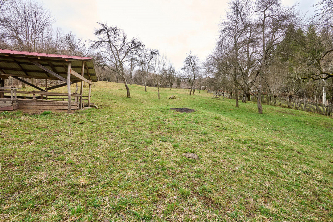  Casa  la munte cu teren generos in Com. Nucsoara, loc. Slatina jud. Arges!