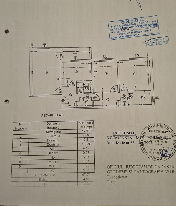 Apartament La Cheie - Eremia Grigorescu - mobilat si utilat
