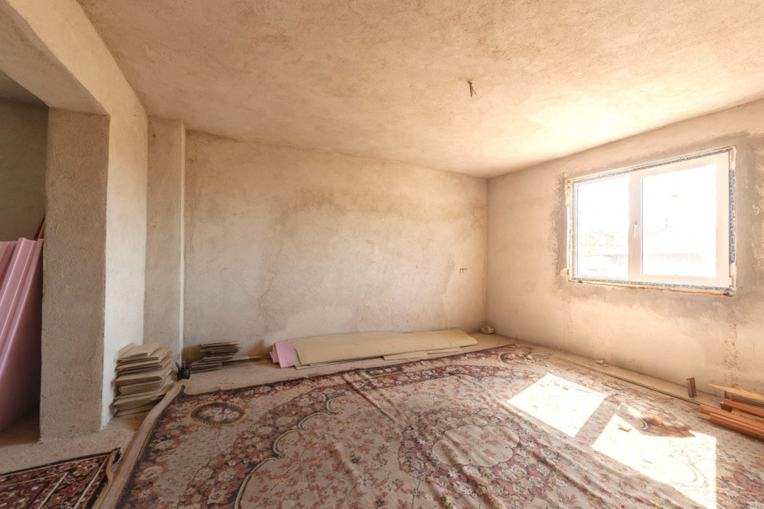 Casă P+1 langa padure cu teren 4.752 mp Cosesti Arges