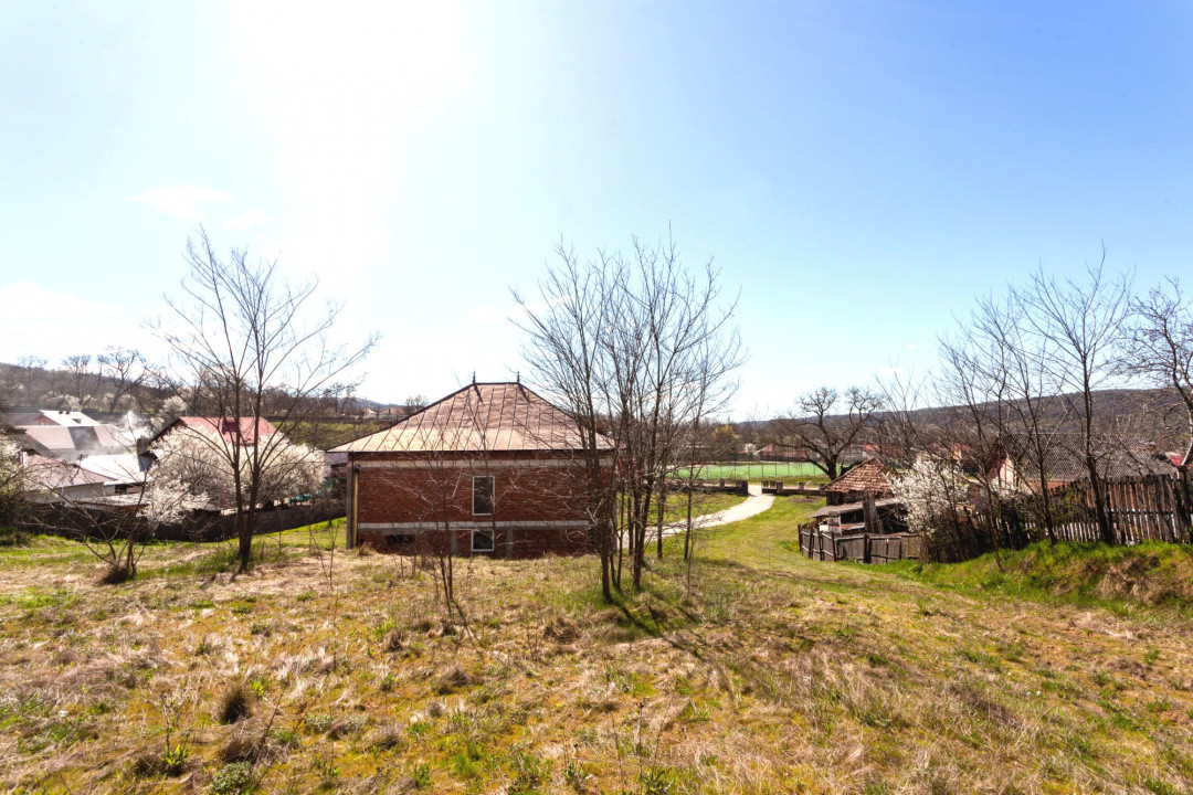 Casă P+1 langa padure cu teren 4.752 mp Cosesti Arges