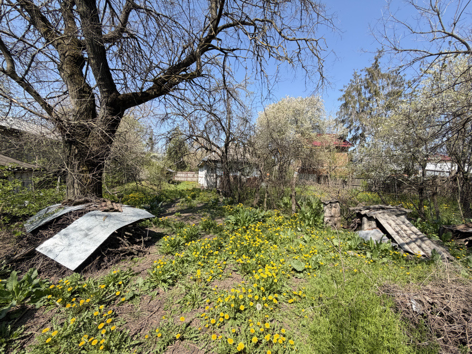 Teren 1047 mp + casă | deschidere DN | Lunca Corbului