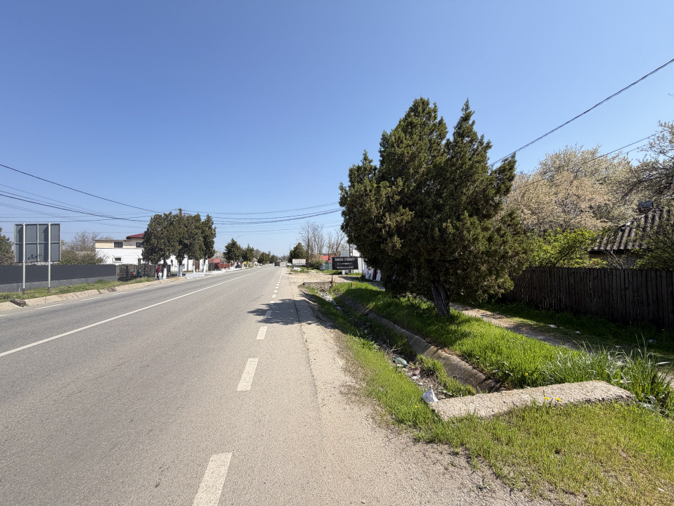 Teren 1047 mp + casă | deschidere DN | Lunca Corbului