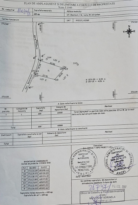 Teren 600mp intravilan - Balotesti