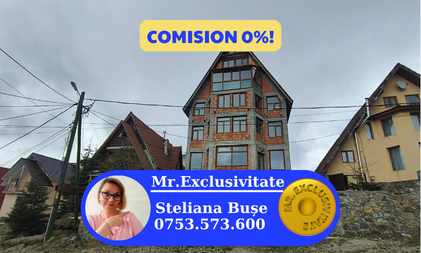 Pensiune de vânzare în Rânca – oportunitate rară lângă pârtia M1