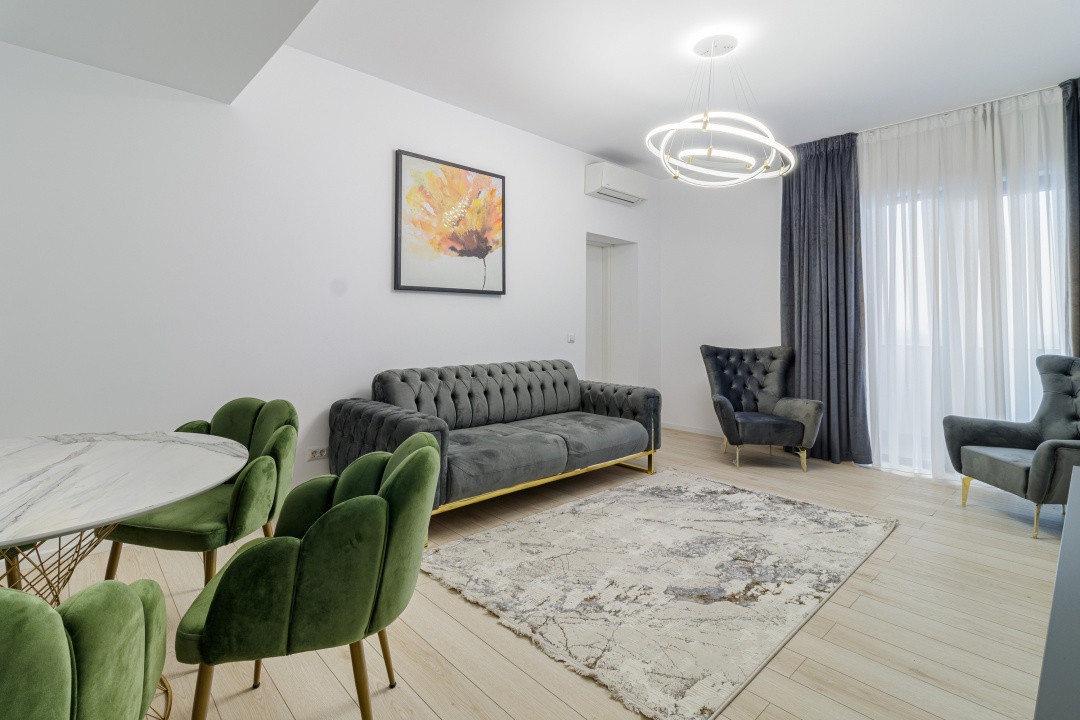 Baneasa, Apartament 2 camere cu 2 bai, prima inchiriere