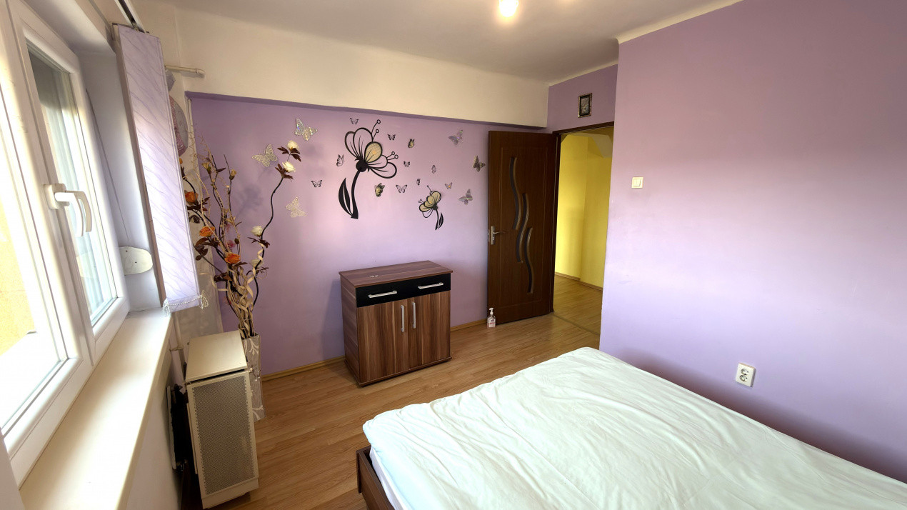 Apartament 2 camere Etaj III Carei-Str. M.Viteazul Nr.19, Vizavi Kaufland