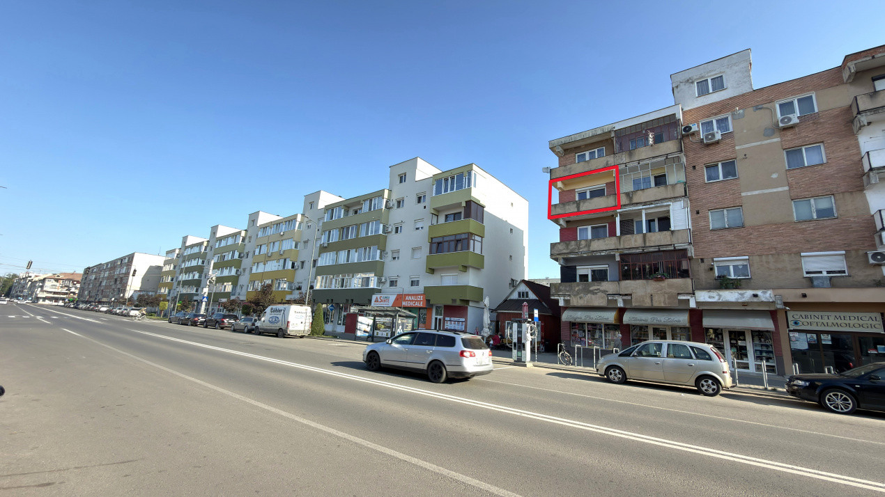 Apartament 2 camere Etaj III Carei-Str. M.Viteazul Nr.19, Vizavi Kaufland