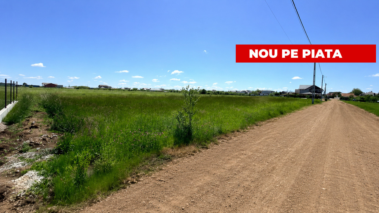 Teren de vânzare în Comuna Bradu -central– Strada Frații Preda!
