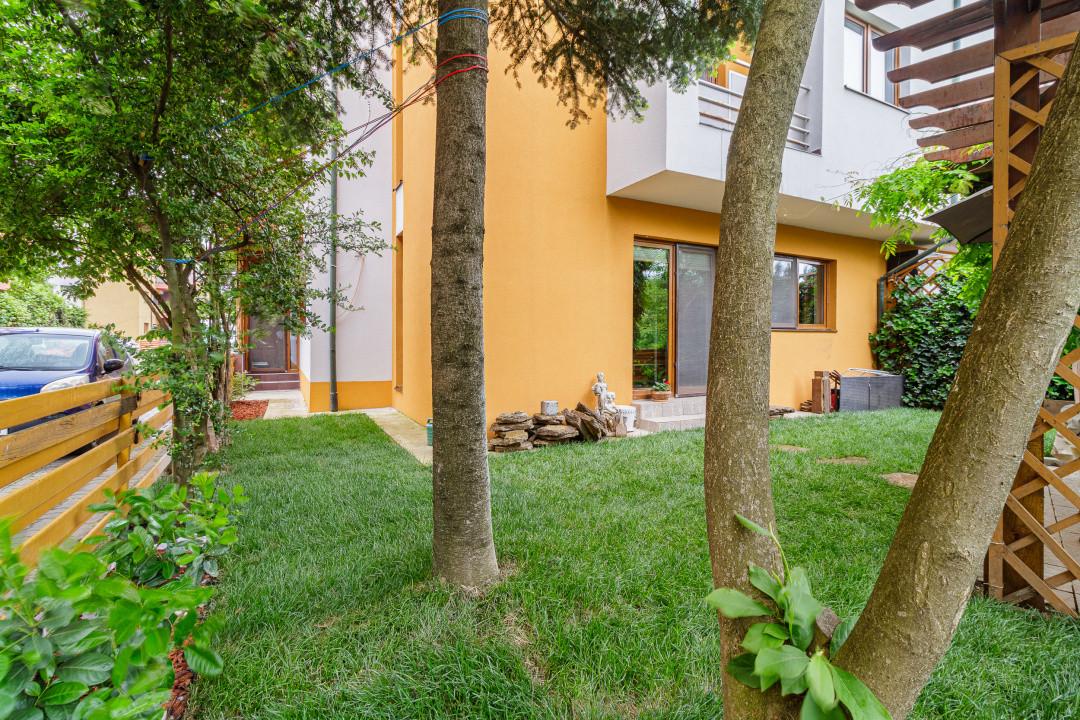 Apartament 3 camere la parter, cu gradina proprie, Otopeni