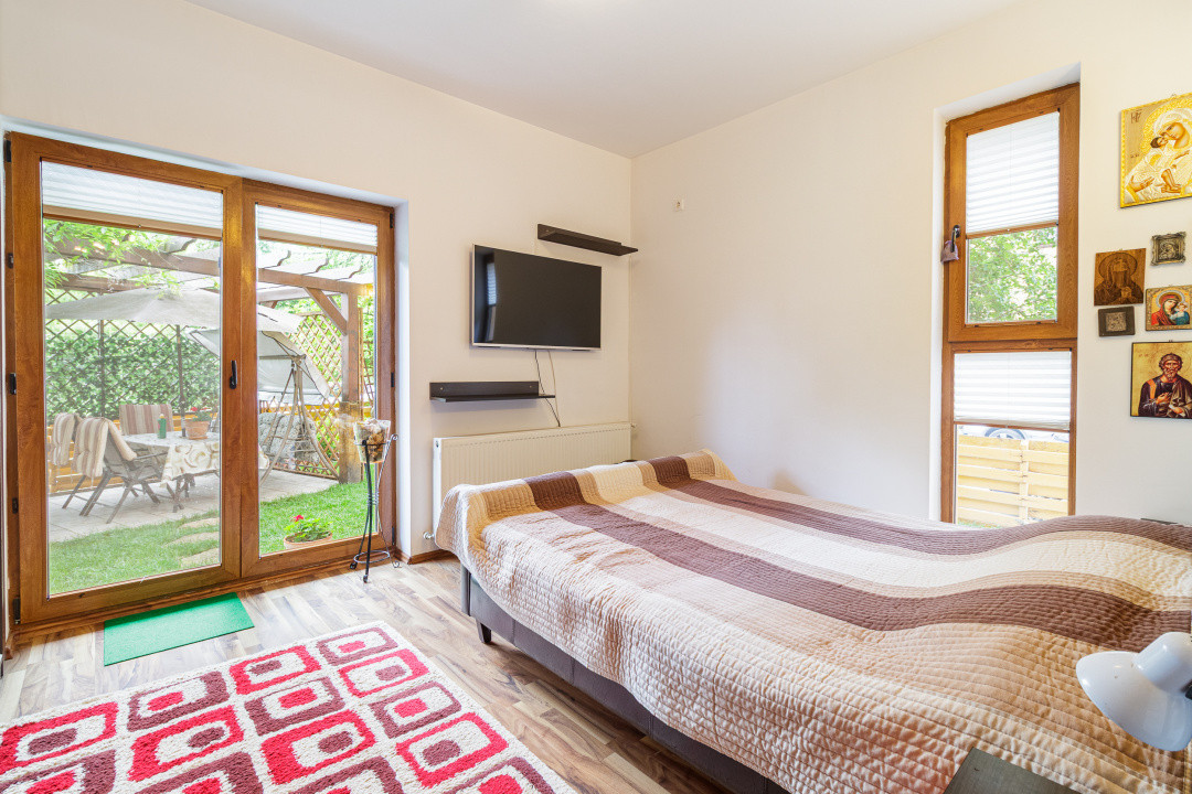 Apartament 3 camere la parter, cu gradina proprie, Otopeni
