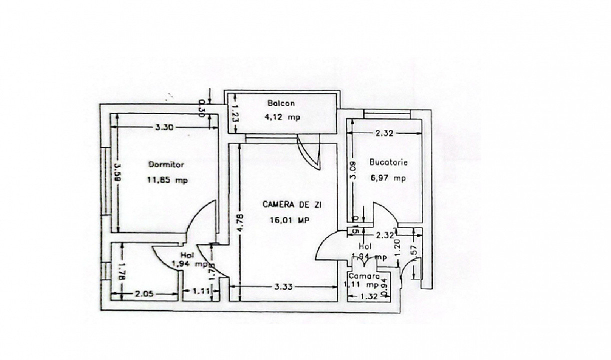 Apartament 2 camere de vânzare in Crevedia, Centrala proprie
