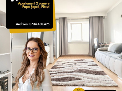Apartament 2 camere decomandat Pitești zona Popa Șapcă- Sf Vineri!