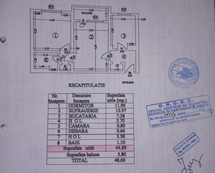 Apartament 2 camere semidecomandat - zona Gara Sud