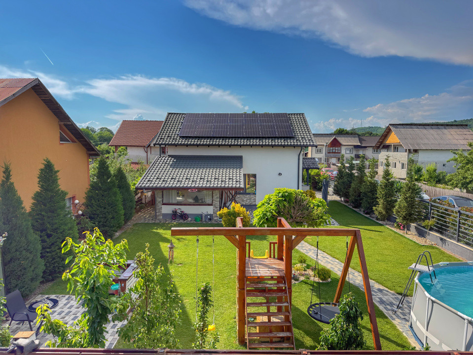 Casa moderna la cheie cu teren 485 mp Stefanesti