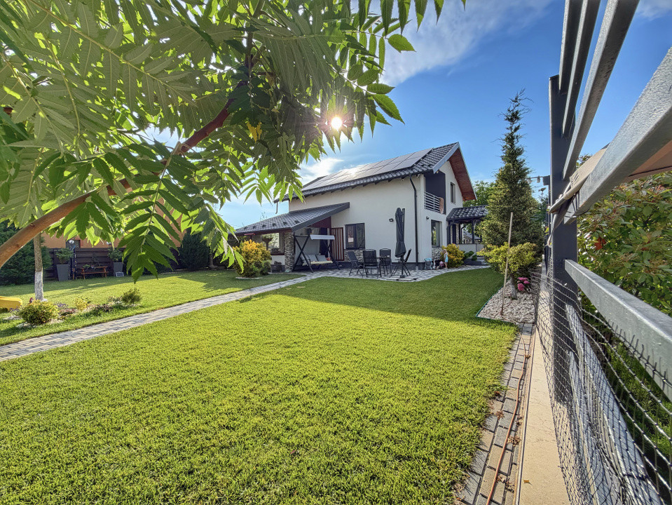 Casa moderna la cheie cu teren 485 mp Stefanesti