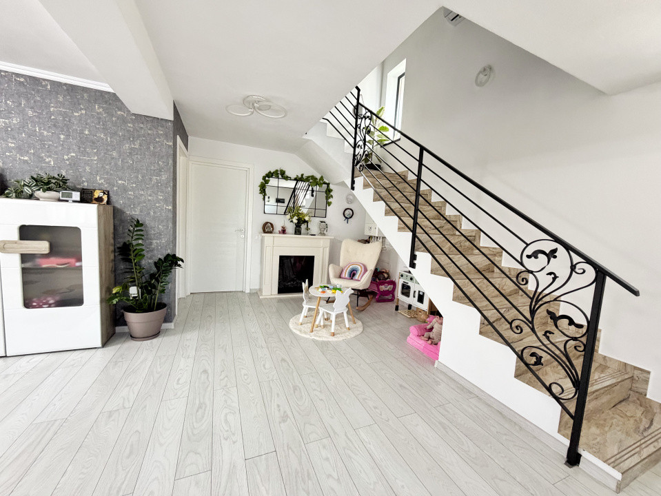 Casa moderna la cheie cu teren 485 mp Stefanesti