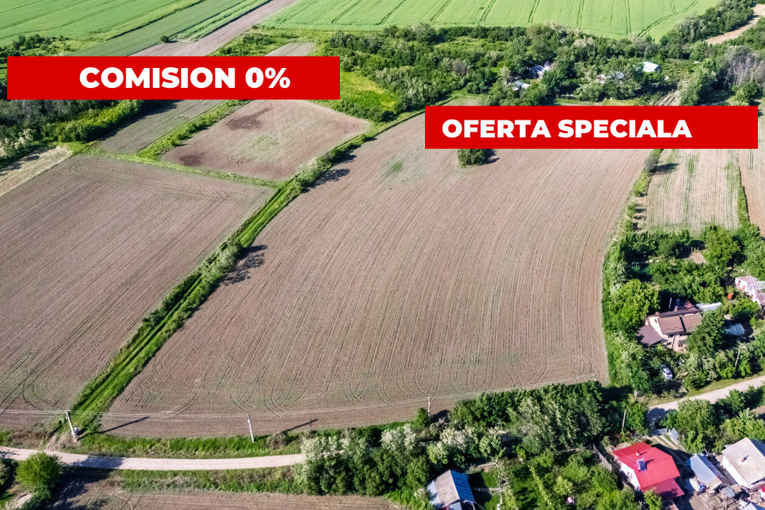 0% Comision Teren intravilan de 5830 mp - Com. Rociu jud. Arges!