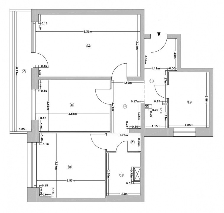 Ap. 3 camere, decomandat, etaj 2, Lacul Tei, Bucuresti