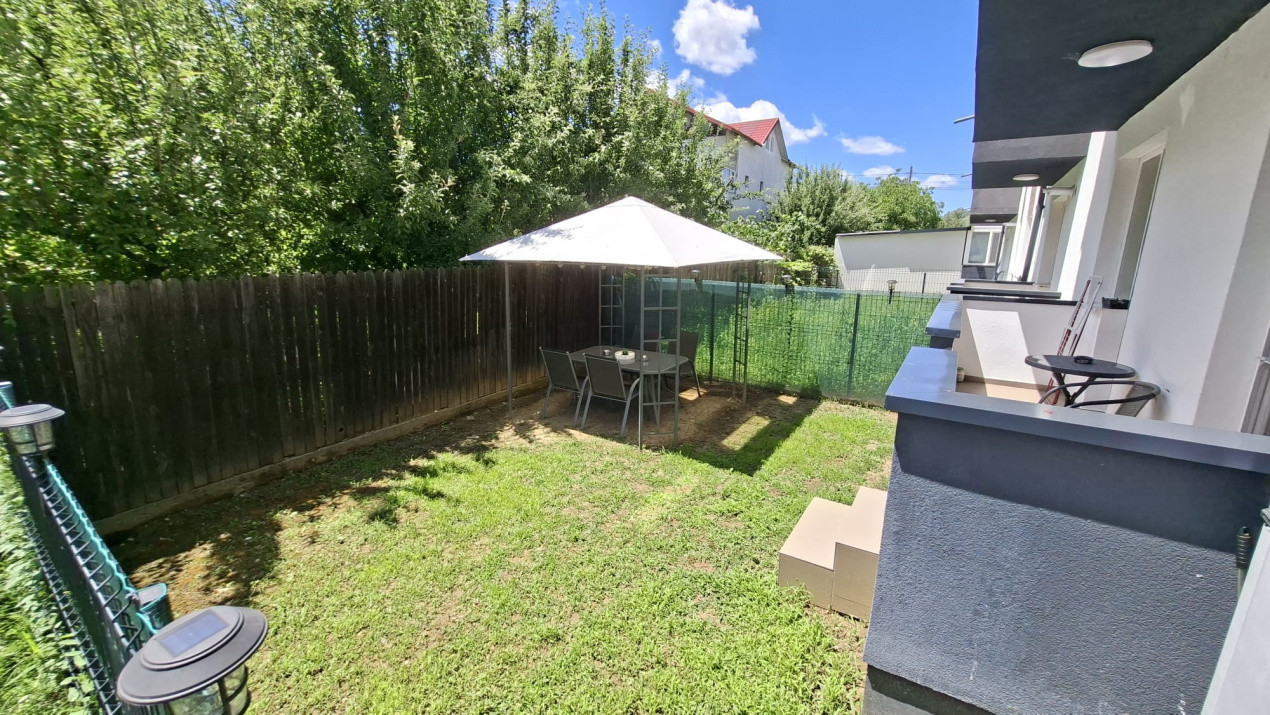 Studio modern bloc nou cu gradina proprie si loc de parcare