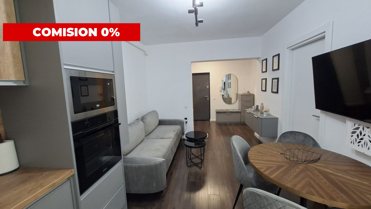 Studio modern bloc nou cu gradina proprie si loc de parcare
