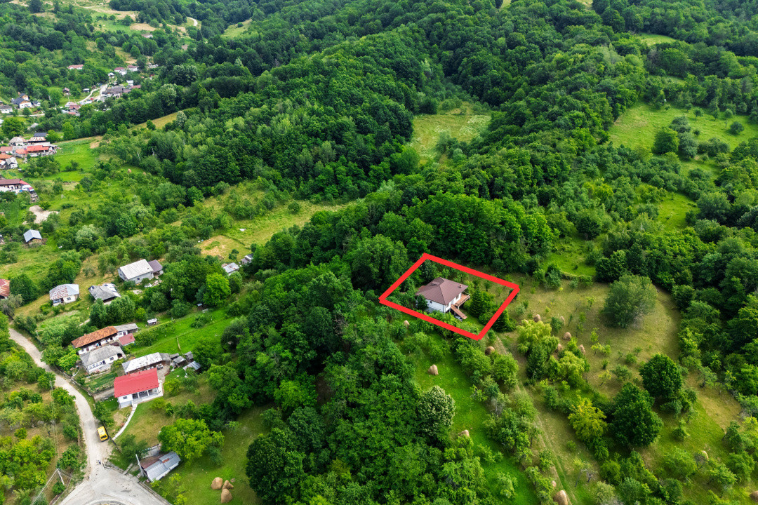 Casa moderna si casa bunicii + 6300 mp teren,Oaza autentica in Corbi Arges-