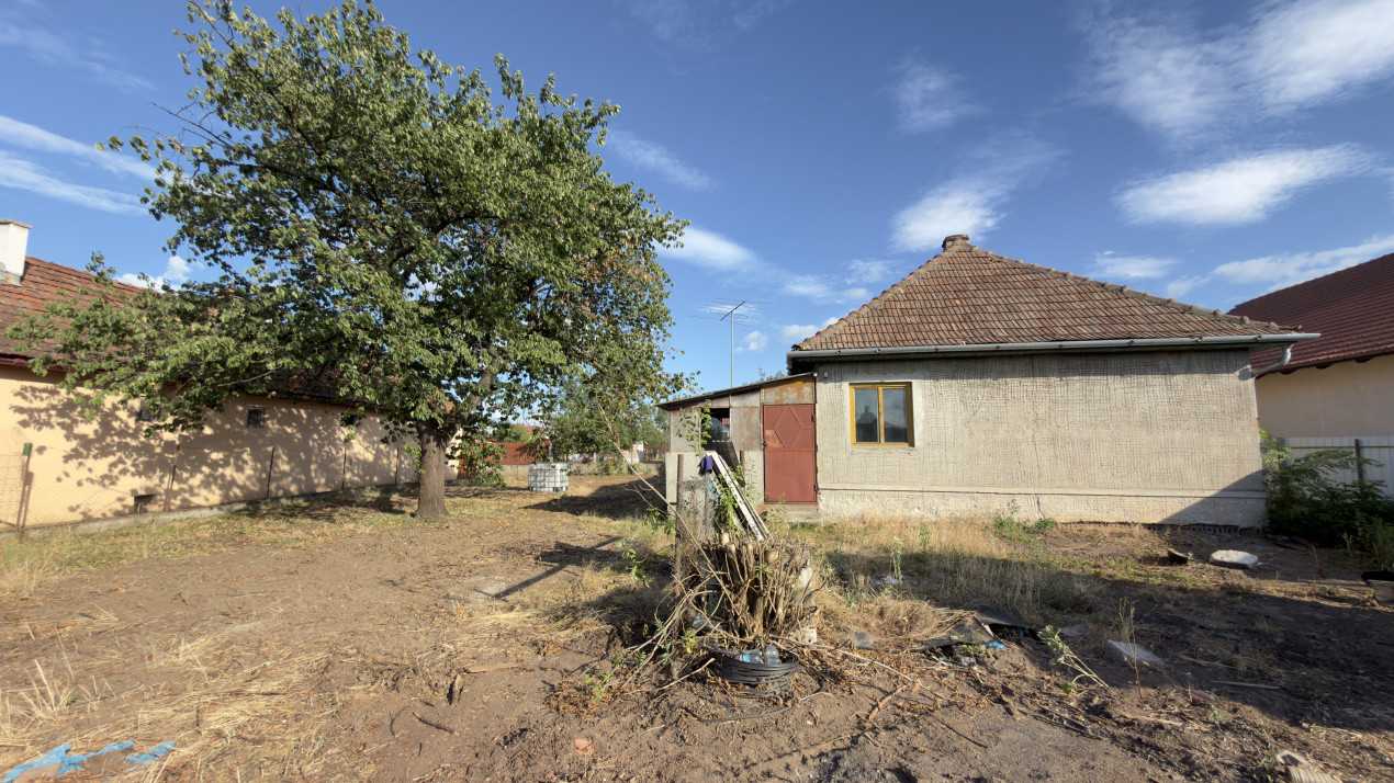 Casă 3 camere, Teren 1036 mp Front 22 m - Str. Florilor 46 - Carei -